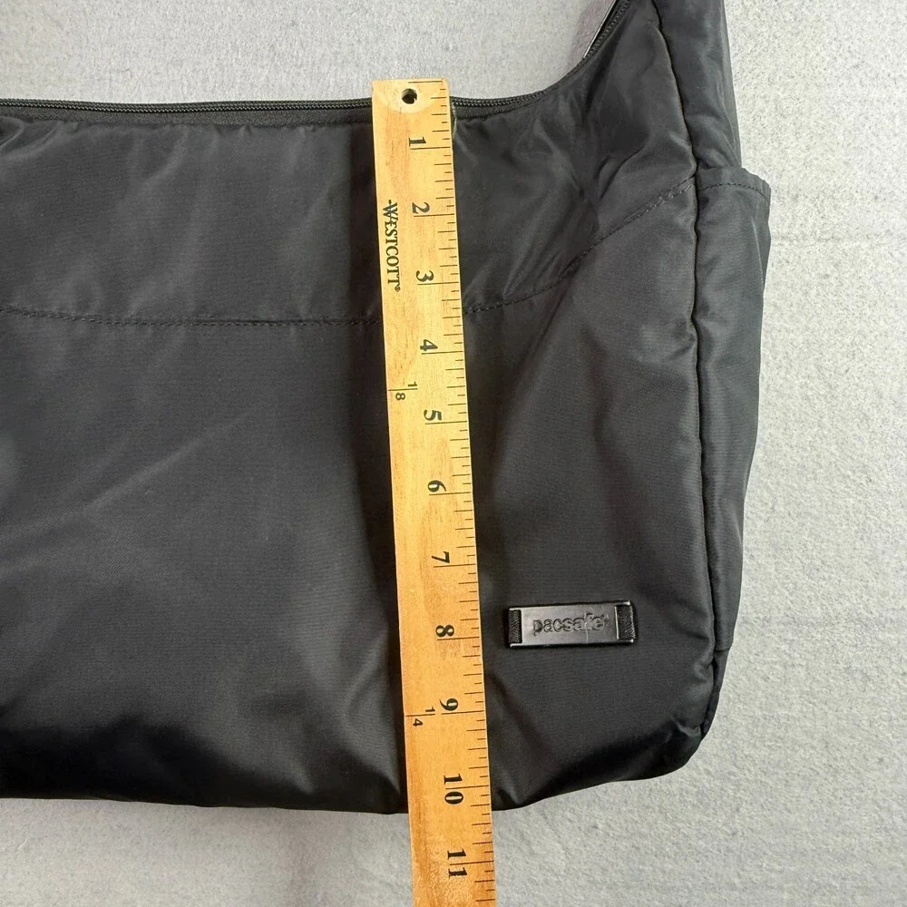 Pacsafe Citysafe 200 G2 Crossbody Bag Black Nylon RFID Safe Anti-Theft Travel - Picture 6 of 15